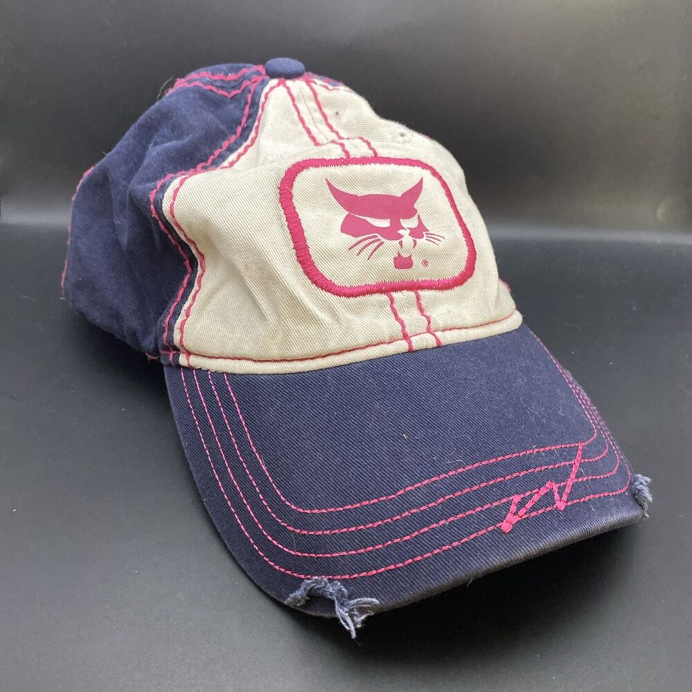 Officially Licensed Bobcat Adjustable Cap Women’s Pink Stitch Kelly Promotions
